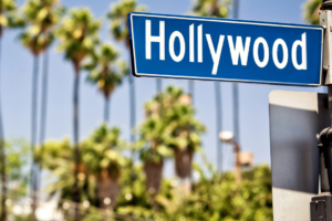 Picture of Street Sign in Hollywood, California