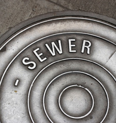 Close Up of Sewer