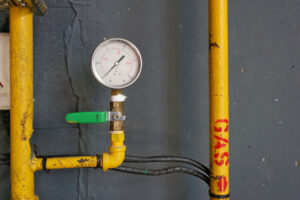 Residential Gas Pipes with Valve and Gauge